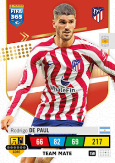 Rodrigo De Paul Atletico Madrid 2023 FIFA 365 Team Mate #159